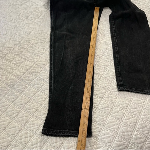 Vintage Lee Original black wash denim mom jeans 16 - Picture 7 of 9